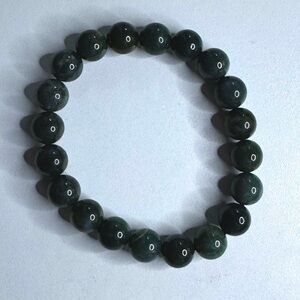 New Elegant Black Beaded Bracelet